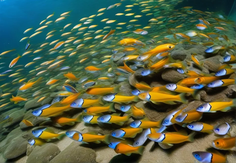 下田海中水族館「鯵祭」｜あじさい祭に合わせた期間限定の餌やりイベント